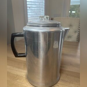 Vintage Century Aluminum Coffee Percolator